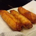 えみーろ's cooksnap of when they made 春巻きの皮でおつまみ♪えび＆チーズ✿.