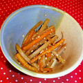 空ちっく's cooksnap of when they made ☆めんつゆで簡単‼きんぴらごぼう☆.