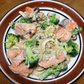 sArisaRi7's cooksnap of when they made たっぷりキノコと秋鮭の味噌クリーム仕立て.