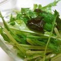のりてぃｓｘ's cooksnap of when they made ∮ 水菜と味のり柚子コショウღサラダ ∮.