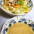 Haru Haru's cooksnap of when they made うちのしゃぶしゃぶの胡麻だれ♪.