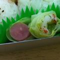 akikota's cooksnap of when they made お弁当★レンチン・キャベツでウィンナー巻.