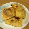 mayu_fu's cooksnap of when they made 油揚げのニラキムチーズはさみ焼き.