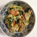 あやちゃん☆ママ☆'s cooksnap of when they made 柔らか〜い☆鶏もも肉と小松菜の炒め蒸し煮.