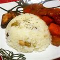 airi777's cooksnap of when they made ５色豆のピラフ★大豆の炊き込みごはん.