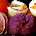 ミチコ☆ロンドン's cooksnap of when they made 紫芋の茶巾.