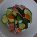 ピヨのお付's cooksnap of when they made きゅうりと豚肉のさっぱり炒め.