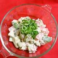 みうきー's cooksnap of when they made アボカドとサーモンの塩麴マヨわさ和え.