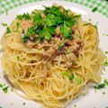 山崎うなむー's cooksnap of when they made なめたけ和風スパゲティ.
