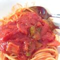 foglia5655's cooksnap of when they made にんにくが決め手♡簡単トマトパスタ♡.