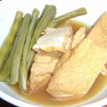 conn's cooksnap of when they made 厚揚げといんげんの煮物.