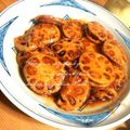 komugiko4's cooksnap of when they made れんこんの甘辛はさみ焼き.