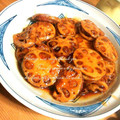 komugiko4's cooksnap of when they made れんこんの甘辛はさみ焼き.