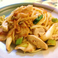 PanDomo's cooksnap of when they made 簡単♪残り物キムチとささみのパスタ.
