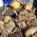シラママ's cooksnap of when they made 里いもと豚バラ肉の甘辛煮.