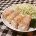narimimama's cooksnap of when they made 味噌マヨde厚揚げの豚バラ巻き.