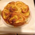 カケナナ's cooksnap of when they made ☆りんごとサツマイモパン☆.