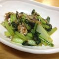 maarine's cooksnap of when they made 小松菜とオイルサーディンのさっと煮.