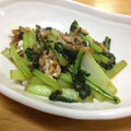 maarine's cooksnap of when they made 小松菜とオイルサーディンのさっと煮.