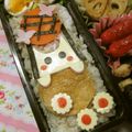 赤い電話's cooksnap of when they made キャラ弁＊気球に乗ったネコ♡.