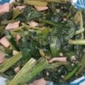 yasuna313's cooksnap of when they made ★小松菜とハムの炒め物で１品★.