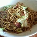 はなちゃん1019's cooksnap of when they made Wソースの☆かんたん焼きそば.