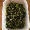 sachimaimo's cooksnap of when they made 大根の葉でつくる簡単ふりかけ♪.