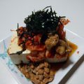 ちくわ君's cooksnap of when they made 美腸ダイエットに☆納豆キムチ豆腐☆.