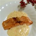 マヨ☆マヨ's cooksnap of when they made 簡単＆ヘルシー☆鮭のホワイトソース.