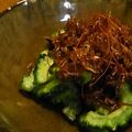 真さん's cooksnap of when they made しゃきしゃきゴーヤーのじゃこサラダ.