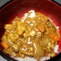 けんちょりん's cooksnap of when they made 親子で作ろう☻☹ふんわり卵の親子カレー丼.