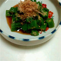 LilyLouis's cooksnap of when they made 簡単！オクラの鰹和え★.