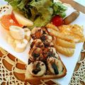 ルリナ's cooksnap of when they made ☆チョコバナナ黒胡麻シナモントースト★.
