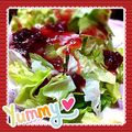 Yun370's cooksnap of when they made クランベリーのドレッシング.
