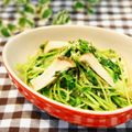 ＊＊rose＊＊'s cooksnap of when they made しめじと豆苗のアンチョビソース炒め.
