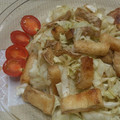 churara_nt's cooksnap of when they made キャベツと油揚げの柚子こしょうぽん酢和え.