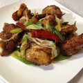 チワワんズ's cooksnap of when they made 簡単辣子鶏！四川風鶏唐揚げの唐辛子炒め.