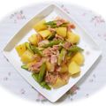 ☆AMR☆'s cooksnap of when they made 新じゃがとベーコンのにんにくオリーブ炒め.
