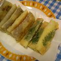 moniiiaiii's cooksnap of when they made カニカマとチーズの春巻き.