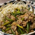 ★なみ☆'s cooksnap of when they made 牛肉とにんにくの芽の甘辛炒め.