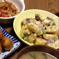 うにょ～ん's cooksnap of when they made 簡単♪さつまいもと枝豆のおかかマヨサラダ.