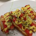 ムーヒツジ's cooksnap of when they made ちくわのグリル　カニカマヨ.