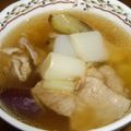 さくらんぼﾏﾏ's cooksnap of when they made 茄子と豚肉のさっぱり梅スープ.