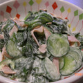 黒だまこ's cooksnap of when they made きゅうりとわかめ♡♥マヨ和え.