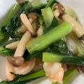 michiemon♬'s cooksnap of when they made えびと青梗菜としめじの炒め物.