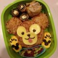 ★EmMmA★'s cooksnap of when they made ダッフィー＆シェリーメイ キャラ弁.