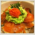 Nöööla♡'s cooksnap of when they made アボカドとスモークサーモン丼.