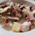 トクライ's cooksnap of when they made 温かい前菜。蛸としめじのにんにく塩麹炒め.