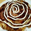 ゆめめ☆'s cooksnap of when they made おからと納豆入りヘルシーお好み焼き.