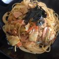 ぱるかちゃん's cooksnap of when they made ～キムチクリームパスタ～.